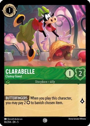 Image of Clarabelle - Clumsy Guest (86/204) - Shimmering Skies Cold Foil