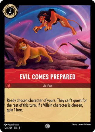Image of Evil Comes Prepared (128/204) - Shimmering Skies