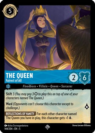 Image of The Queen - Fairest of All (144/204) - Shimmering Skies Cold Foil