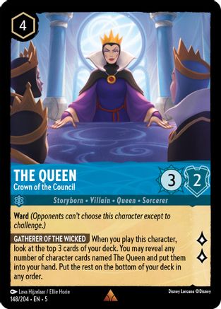 Image of The Queen - Crown of the Council (148/204) - Shimmering Skies