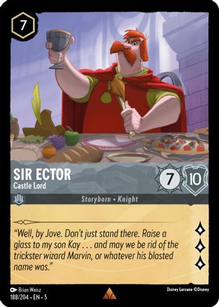 Image of Sir Ector - Castle Lord (188/204) - Shimmering Skies
