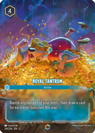 Image of Royal Tantrum (Enchanted) (219/204) - Shimmering Skies Holofoil