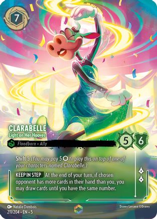 Image of Clarabelle - Light on Her Hooves (Enchanted) (211/204) - Shimmering Skies Holofoil