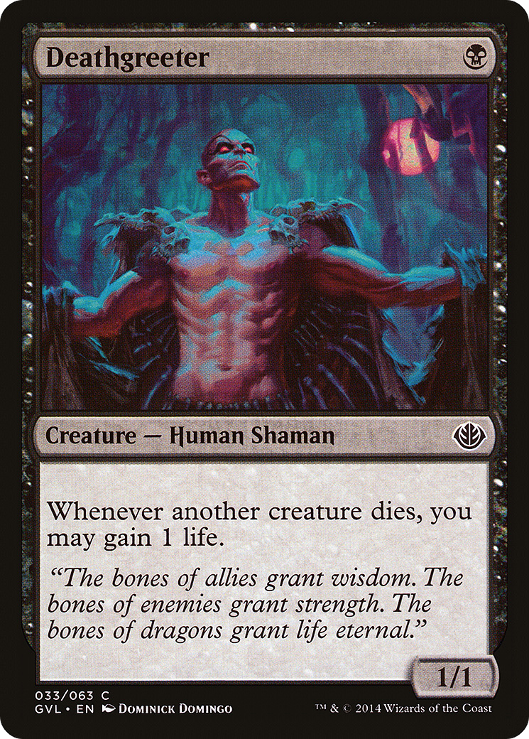 Image of Deathgreeter (DD3-033) - Duel Decks Anthology: Garruk vs. Liliana