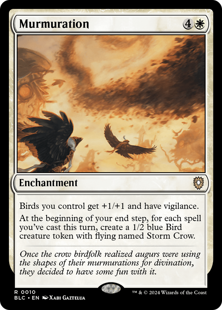 Image of Murmuration (BLC-010) - Bloomburrow Commander