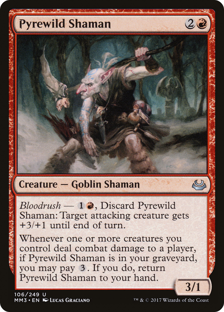 Image of Pyrewild Shaman (MM3-106) - Modern Masters 2017