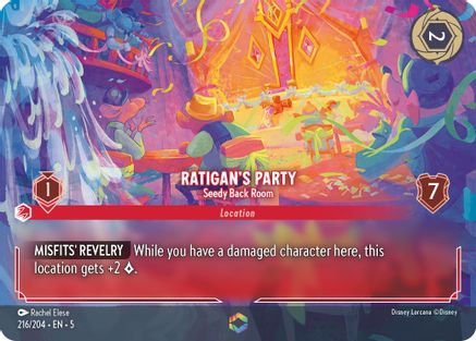 Image of Ratigan's Party - Seedy Back Room (Enchanted) (216/204) - Shimmering Skies Holofoil