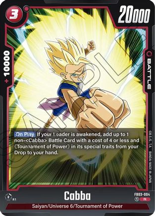 Image of Cabba (FB03-004) - Raging Roar Holofoil
