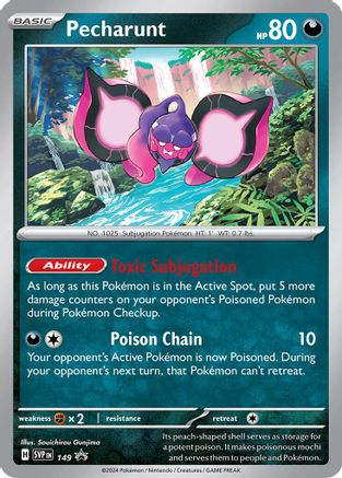 Image of Pecharunt 149  - Holofoil SV Scarlet & Violet Promo Cards - Promo