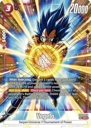 Image of Vegeta - FB03-020 (Alternate Art) (FB03-020) - Raging Roar Holofoil