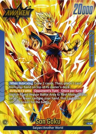 Image of Son Goku - FB03-027 (Alternate Art) (FB03-027) - Raging Roar Holofoil