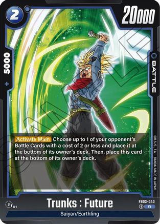Image of Trunks : Future (FB03-040) - Raging Roar Holofoil