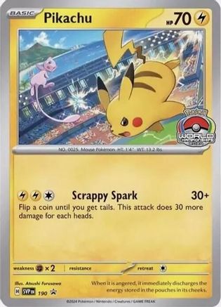 Image of Pikachu 190  SV Scarlet & Violet Promo Cards - Promo