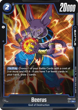 Image of Beerus - FB03-045 (FB03-045) - Raging Roar Holofoil