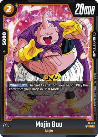 Image of Majin Buu - FP-019 (FP-019) - Fusion World Promotion Cards and Packs