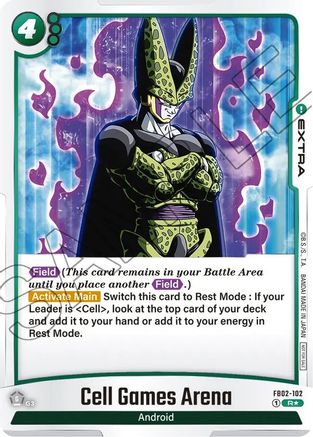 Image of Cell Games Arena - FB02-102 (Championship Pack 02) (FB02-102) - Tournament and Championship Promos Holofoil