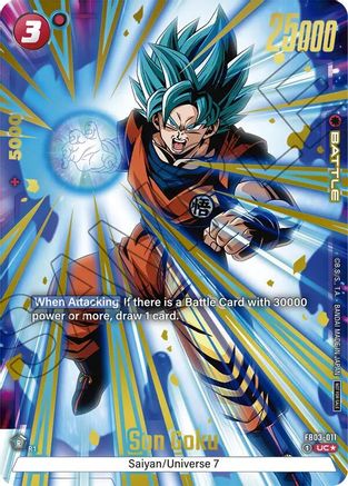 Image of Son Goku - FB03-011 (Championship Pack 02) (Gold) (FB03-011) - Tournament and Championship Promos Holofoil