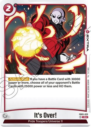 Image of It's Over! - FB03-023 (Championship Pack 02) (FB03-023) - Tournament and Championship Promos Holofoil