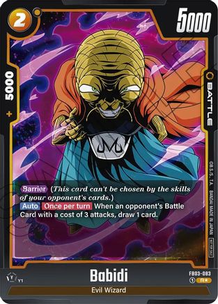 Image of Babidi - FB03-083 (Championship Pack 02) (FB03-083) - Tournament and Championship Promos Holofoil