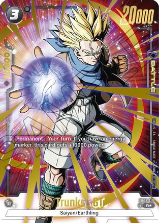 Image of Trunks : GT - FB03-119 (Championship Pack 02) (Gold) (FB03-119) - Tournament and Championship Promos Holofoil