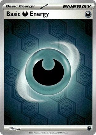 Image of Basic Darkness Energy (Reverse Holofoil) 007  - Reverse Holofoil SV Shrouded Fable - Common