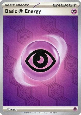 Image of Basic Psychic Energy 005  - Reverse Holofoil SV Shrouded Fable - Common