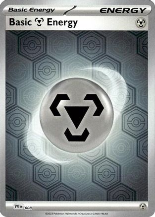 Basic Metal Energy (Reverse Holofoil) 008  - Reverse Holofoil SV Shrouded Fable - Common