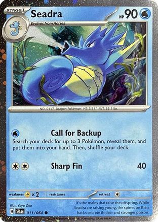 Image of Seadra 011/064  - Holofoil Miscellaneous Cards & Products - Promo
