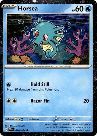 Image of Horsea 010/064  - Holofoil Miscellaneous Cards & Products - Promo