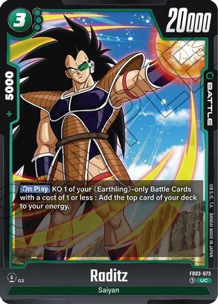 Image of Raditz - FB03-073 (FB03-073) - Raging Roar