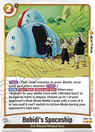 Image of Babidi's Spaceship (FB03-101) - Raging Roar Holofoil