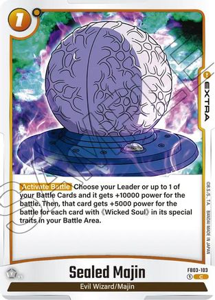 Image of Sealed Majin (FB03-103) - Raging Roar