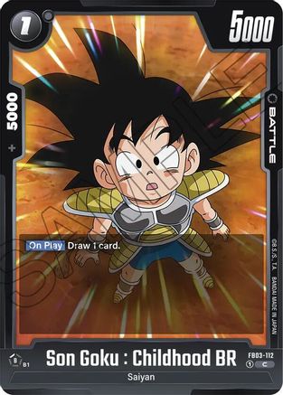 Image of Son Goku : Childhood BR (FB03-112) - Raging Roar