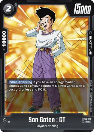Image of Son Goten : GT (FB03-113) - Raging Roar