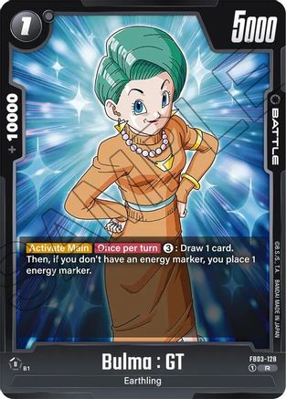 Image of Bulma : GT (FB03-128) - Raging Roar Holofoil