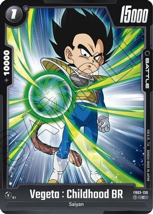 Image of Vegeta : Childhood BR (FB03-130) - Raging Roar