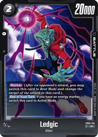 Image of Ledgic (FB03-134) - Raging Roar Holofoil