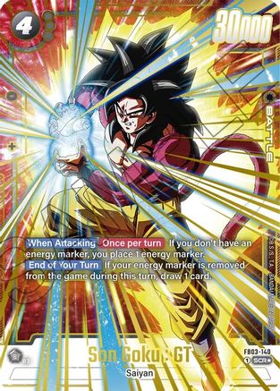 Image of Son Goku : GT - FB03-140 (Alternate Art) (FB03-140) - Raging Roar Holofoil