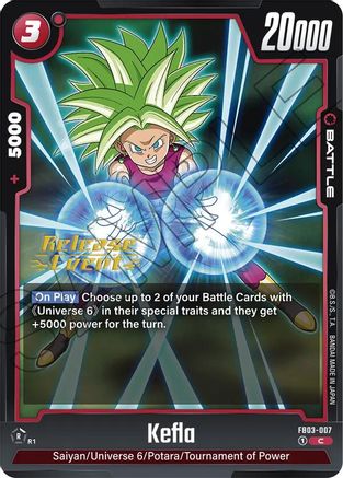 Image of Kefla (FB03-007) - Raging Roar Release Event Cards