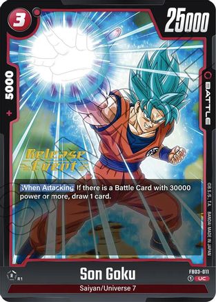 Image of Son Goku - FB03-011 (FB03-011) - Raging Roar Release Event Cards
