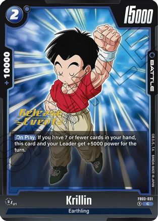 Image of Krillin (FB03-031) - Raging Roar Release Event Cards