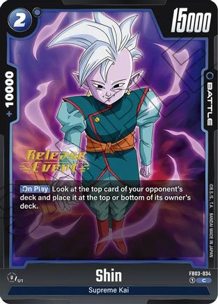 Image of Shin (FB03-034) - Raging Roar Release Event Cards
