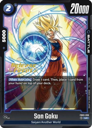 Image of Son Goku - FB03-036 (FB03-036) - Raging Roar Release Event Cards