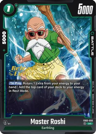Image of Master Roshi (FB03-056) - Raging Roar Release Event Cards