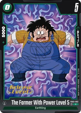 Image of The Farmer With Power Level 5 (FB03-062) - Raging Roar Release Event Cards