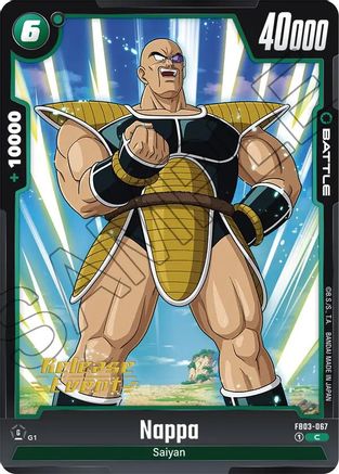 Image of Nappa (FB03-067) - Raging Roar Release Event Cards