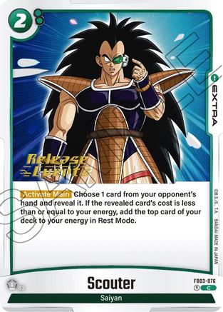 Image of Scouter (FB03-076) - Raging Roar Release Event Cards