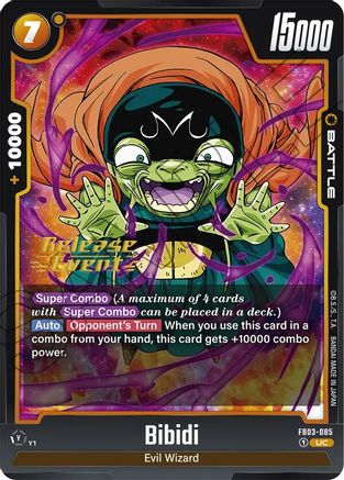 Image of Bibidi (FB03-085) - Raging Roar Release Event Cards