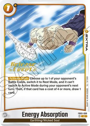 Image of Energy Absorption (FB03-099) - Raging Roar Release Event Cards