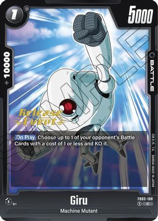 Image of Giru (FB03-108) - Raging Roar Release Event Cards